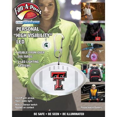Fan-A-Peel - White - Texas Tech Motion-Activated Night Safety Light! Image 1
