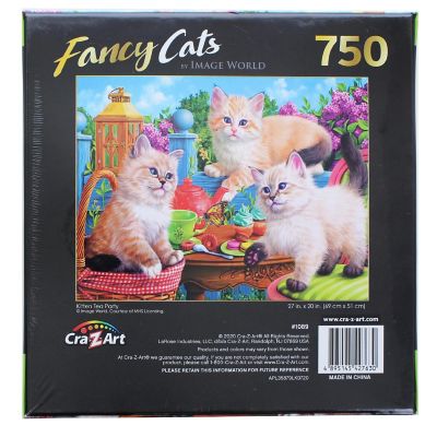 Fancy Cats Kitten Tea Party 750 Piece Jigsaw Puzzle Image 1