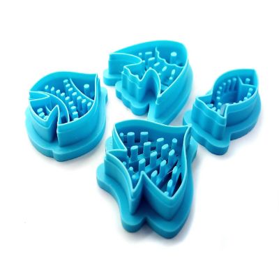 Fancy Fish Clay Cutter Set, 4 Different Styles Image 2