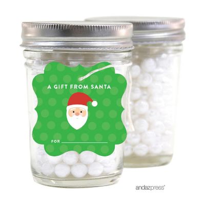 FANCY FRAME GIFT FROM SANTA TO/FROM TAG Image 1