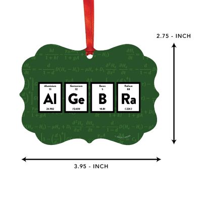 Fancy Frame Metal Ornament Algebra Image 1