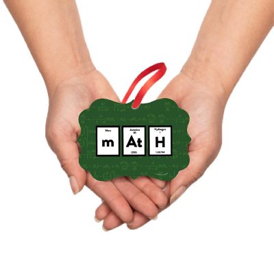 Fancy Frame Metal Ornament Math Image 2