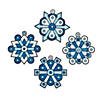 Fancy Snowflake Suncatchers - 24 Pc. Image 1
