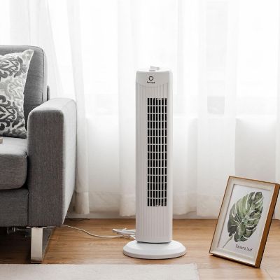 Fantask 35W 28''Oscillating Tower Fan 3 Wind Speed Quiet Bladeless Cooling Room Image 1
