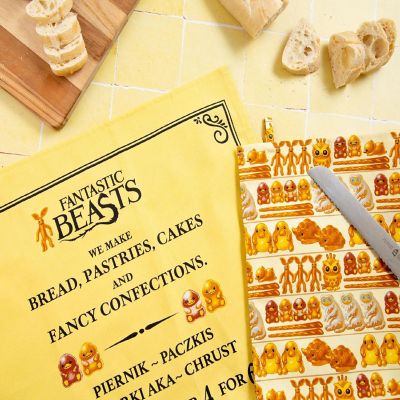 Fantastic Beasts Kowalski Quality Baked Goods Kitchen Tea Towels  Set of 2 Image 1