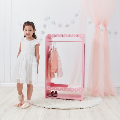 Fantasy Fields - Fashion Polka Dot Prints Bella Toy Dress Up Unit - Pink / White Image 1