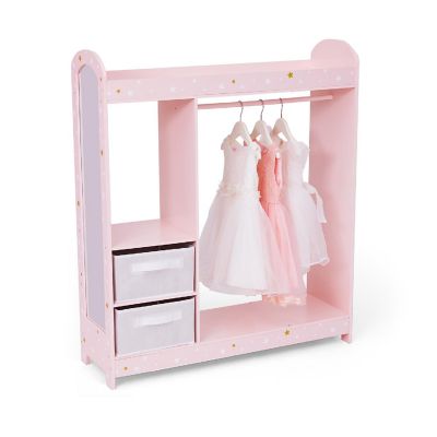 Fantasy Fields - Fashion Twinkle Star Prints Jasmine Toy Dress Up Unit Kids Furniture - Pink Image 1