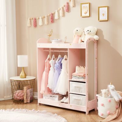 Fantasy Fields - Fashion Twinkle Star Prints Jasmine Toy Dress Up Unit Kids Furniture - Pink Image 2
