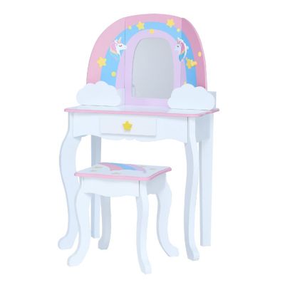 Fantasy Fields - Little Dreamer Rainbow Medium Toy Vanity - Pink Image 1