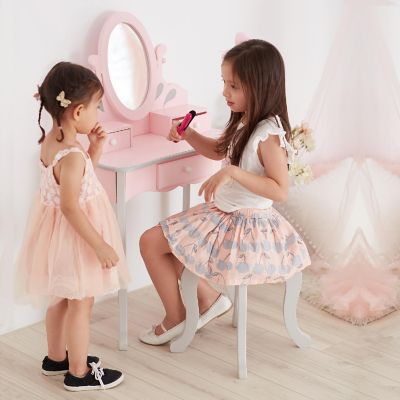 Fantasy Fields - Little Princess Rapunzel Play Vanity Set - Pink / Grey Image 1