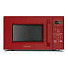 Farberware 1.1 Cu. Ft. 1000-Watt Compact Microwave Oven , Red Image 1