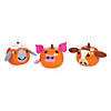 Farm Animal Pumpkin Decorating Craft Kit - Makes 12 Image 1
