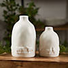 Farm Animal Vase (Set Of 2) 4.25"D X 6.25"H, 5.25"D X 8.5"H Ceramic Image 1