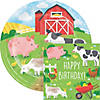 Farm Animals Birthday Party Plates and Napkins Image 1