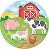 Farm Animals Birthday Party Plates and Napkins Image 1