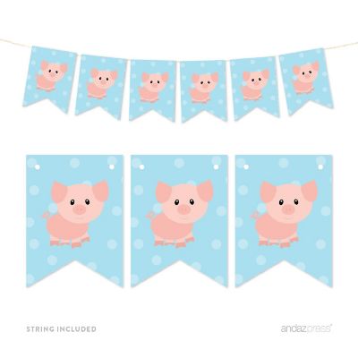 Farm Pig Banner - 4 x 5.5 Inch Image 1