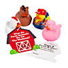 Farm Rubber Duck Valentine Exchanges with Card for 12 Image 1