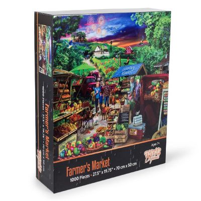 Farmer's Market Country Bumpkin 1000 Piece Jigsaw Puzzle Image 1