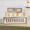 Farmhouse Fall Tabletop Blocks - 3 Pc. Image 1