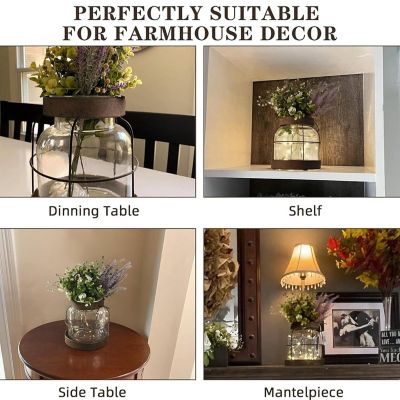 Farmhouse Rustic Lantern Decor Image 3