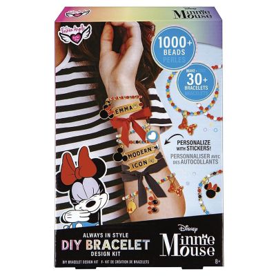 Fashion Angels Minnie Mouse DIY Bracelet Design Kit with 1000+ Beads Image 1