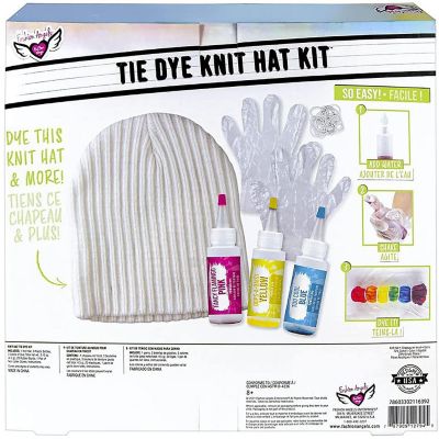 Fashion Angels Tie Dye Knit Hat Kit Image 1