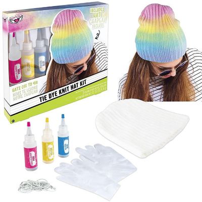 Fashion Angels Tie Dye Knit Hat Kit Image 2