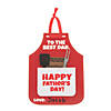 Father&#8217;s Day Apron Card Craft Kit - Makes 12 Image 1