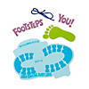 Father&#8217;s Day Footprint Sign Craft Kit - Makes 12 Image 1