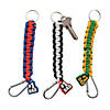 Father's Day Paracord Carabiner Keychain Craft Kit - Makes 12 Image 1