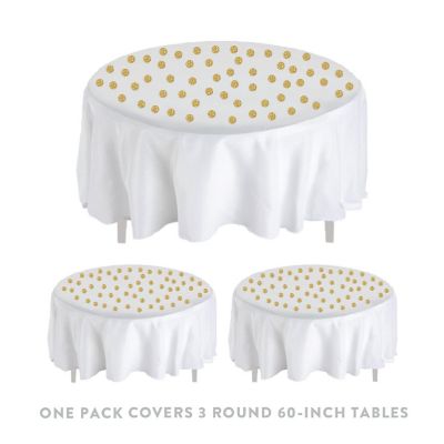 Faux Gold Glitter Confetti 180-Pack Image 3
