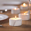 Faux Marble Tea Light Candle Holders - 12 Pc. Image 2