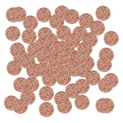 Faux Rose Gold Confetti 180-Pack Image 1