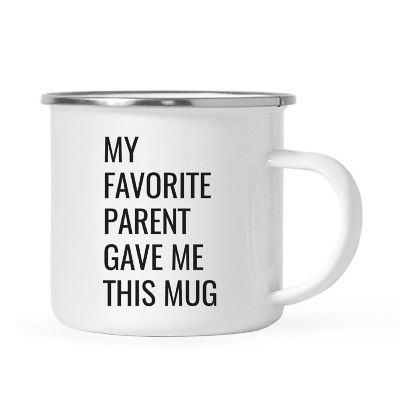 Favorite Parent Metal Camping Coffee Mug Image 2