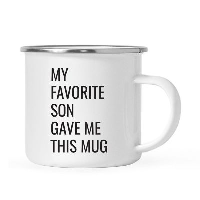 Favorite Son Funny Metal Camping Mug Image 2