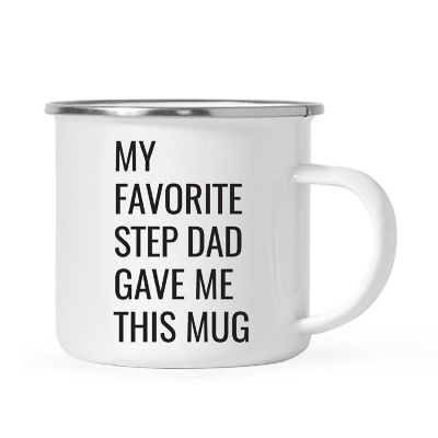 Favorite Step Dad Metal Campfire Fun Mug Image 2