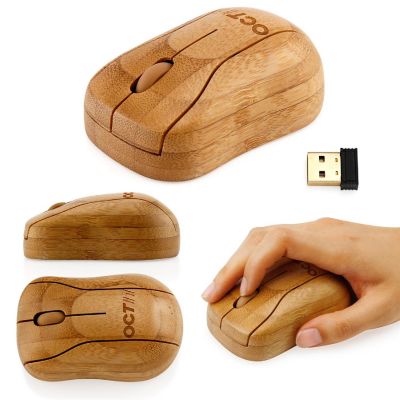 FC Design Brown Wireless Optical Mouse Image 1
