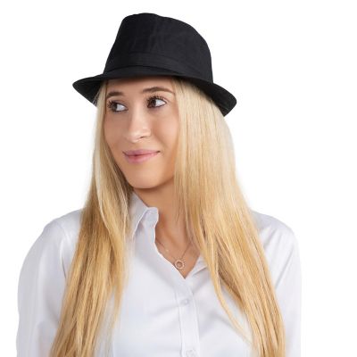 Fedora Hat - Black Image 1