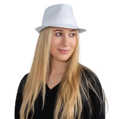 Fedora Hat - White Image 1