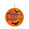 Felt Bat Happy Halloween Wood Sign Craft Kit - Makes 1 Image 2