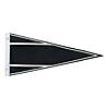 Felt Black Pennant Banner Image 1