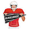 Felt Black Pennant Banner Image 1