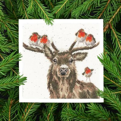 Festive Friends XHD110 Bothy Threads Counted Cross Stitch Kit Image 1