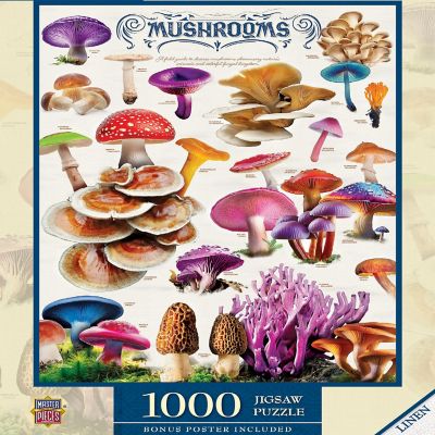 Field Guide - Mushrooms 1000 Piece Jigsaw Puzzle Image 1