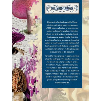 Field Guide - Mushrooms 1000 Piece Jigsaw Puzzle Image 3