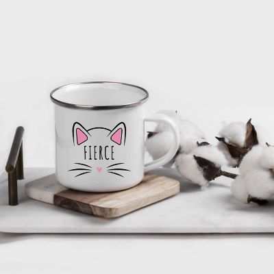 Fierce Cat Mom 11oz Campfire Mug Image 1