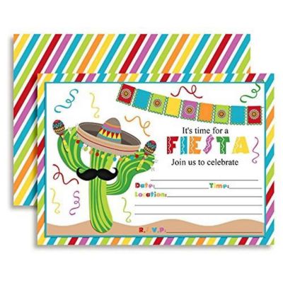 Fiesta Cactus Invitations 40pc. by AmandaCreation Image 1