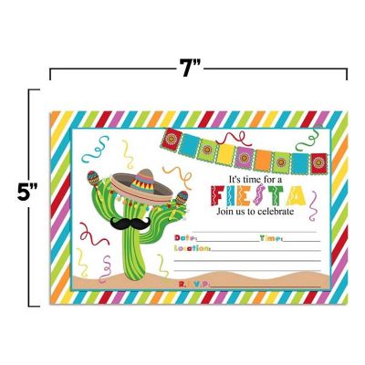 Fiesta Cactus Invitations 40pc. by AmandaCreation Image 1