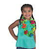 Fiesta Flower Polyester Leis - 6 Pc. Image 1