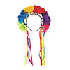 Fiesta Flower Ribbon Headbands - 6 Pc. Image 1